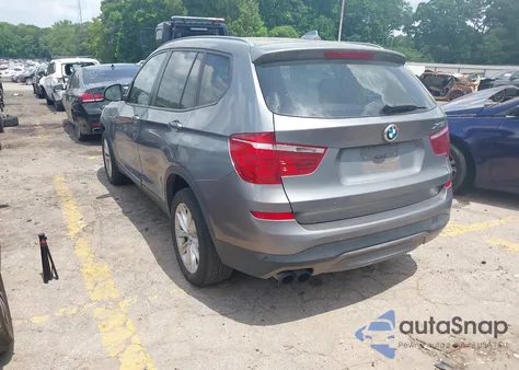 2015 BMW X3 xDrive28I из США, поврежденный, VIN 5UXWX9C54F0D52297